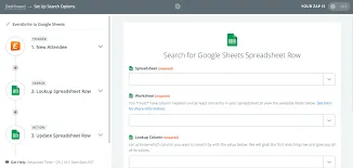 Zapier No-code Google Sheet Connector