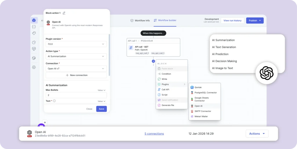 mekari officeless openAI connector
