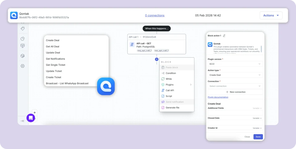 Mekari Officeless Qontak CRM & Omnichannel Plugin