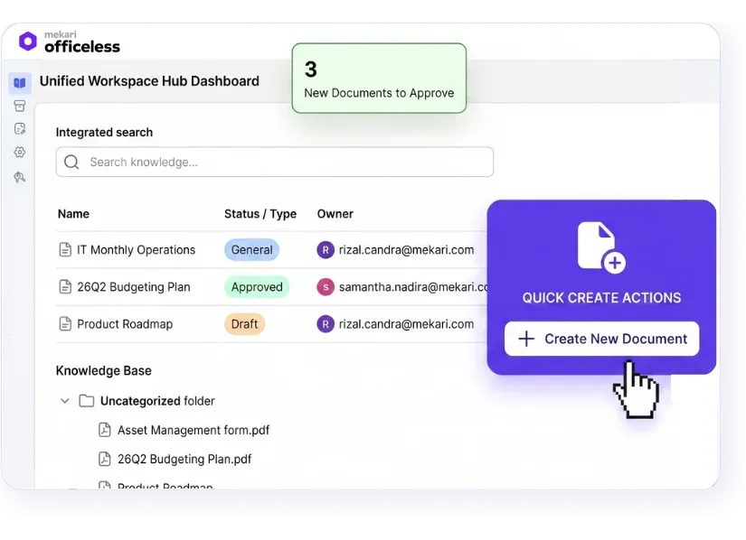 Mekari Officeless Document Management System