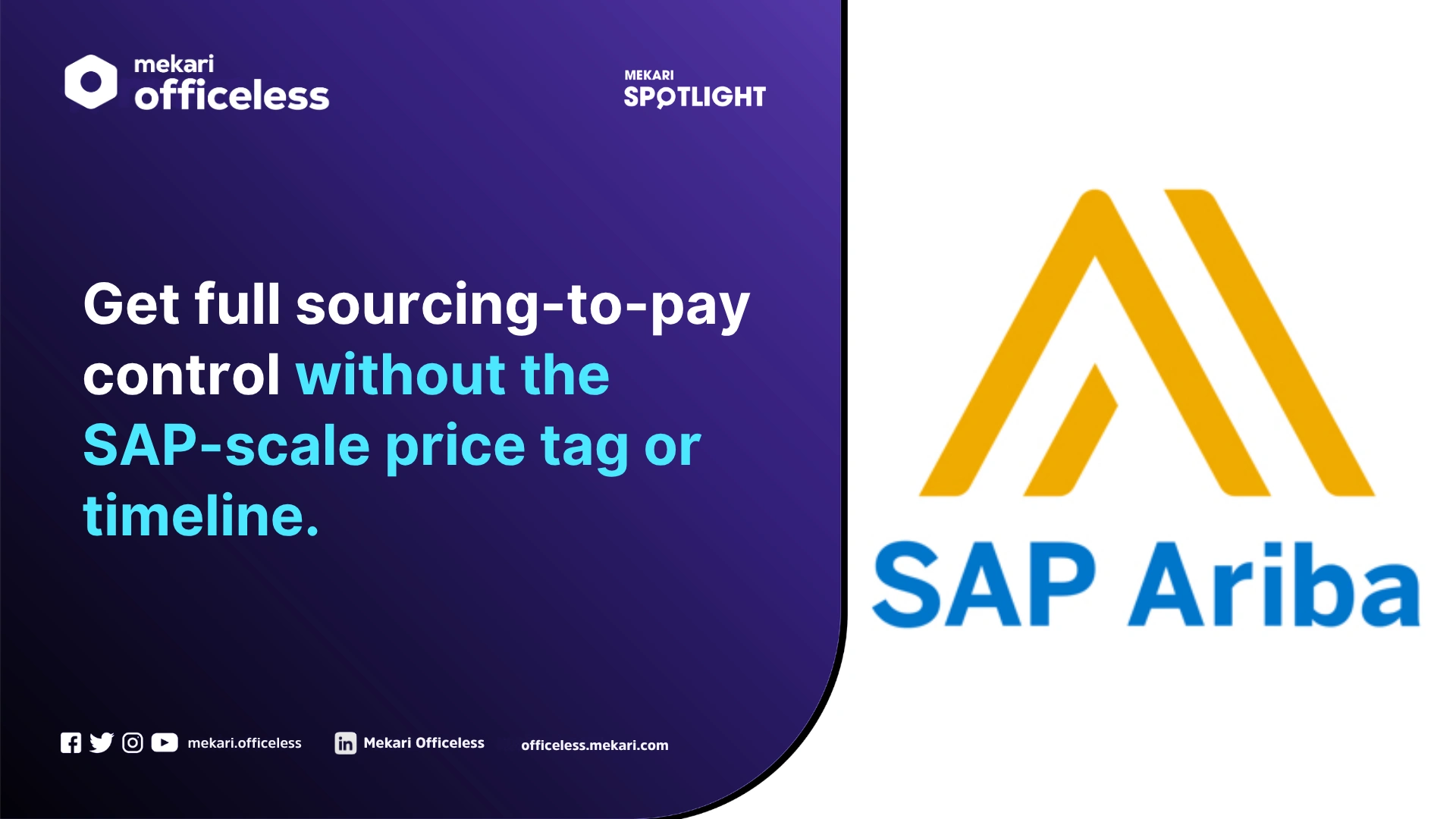 mekari officeless SAP procurement alternative featured image
