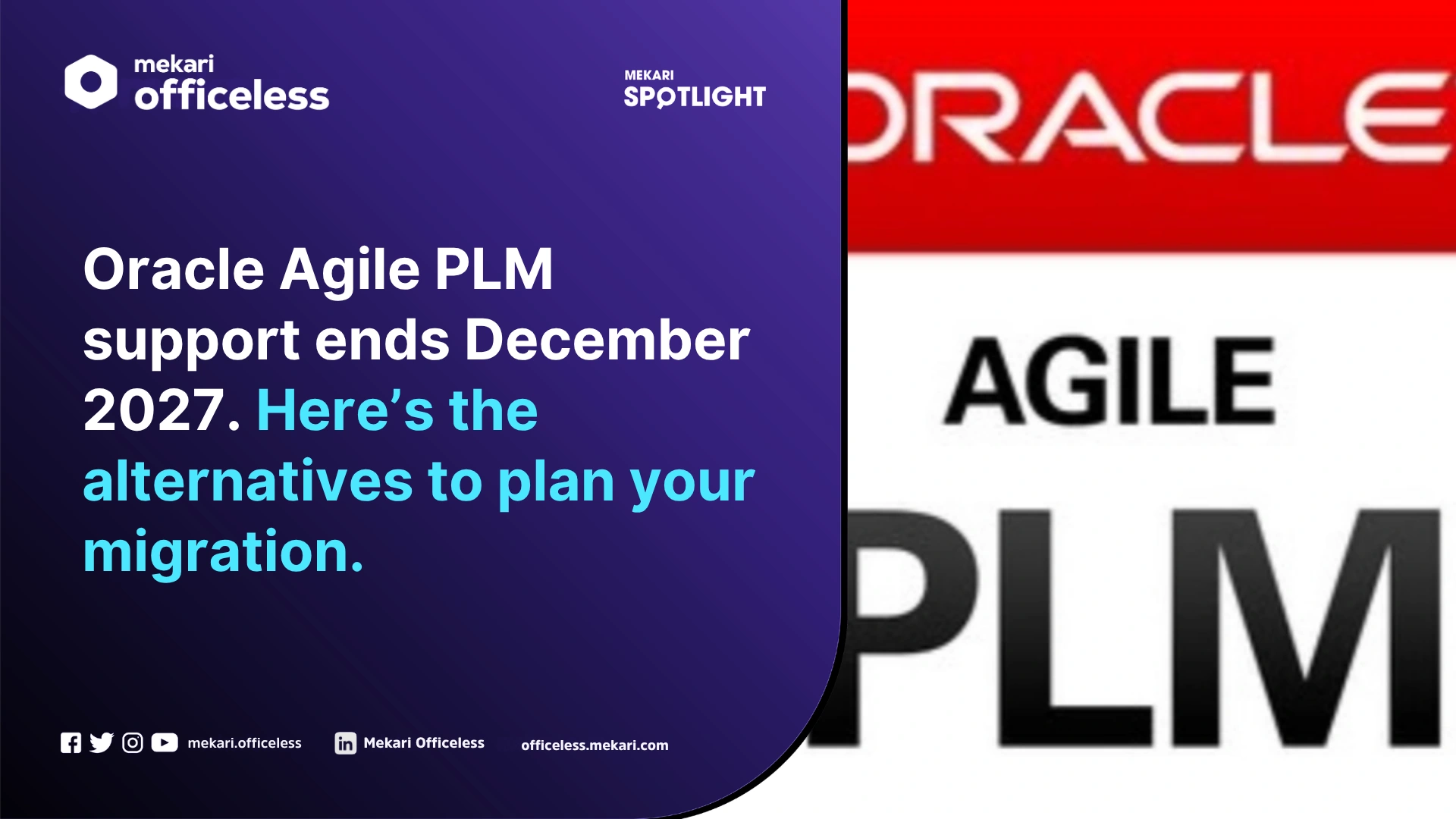 mekari officeless oracle agile plm featured image